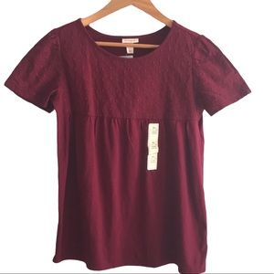 NWT! Cat & Jack embroidered tee shirt